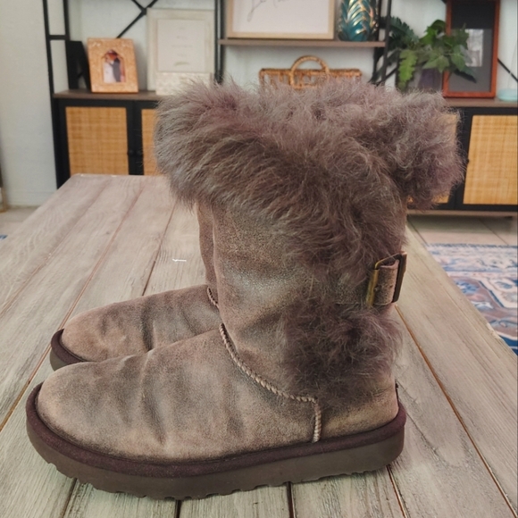 UGG Deena Boots in Chestnut Size 7 - Picture 8 of 13
